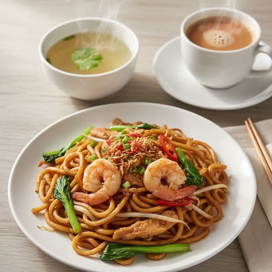 110. Mee Goreng (Malaysian Style Fried Oiled Noodle 馬拉炒油麵